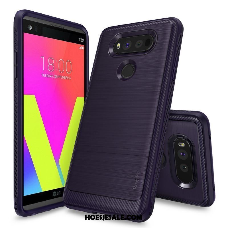 Lg V30 Hoesje All Inclusive Anti-fall Nieuw Siliconen Bescherming Goedkoop