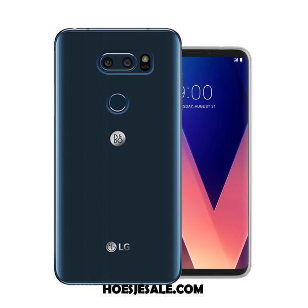 Lg V30 Hoesje Bescherming All Inclusive Doorzichtig Anti-fall Zacht Korting