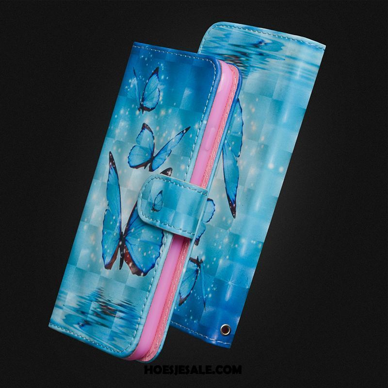 Moto G5s Plus Hoesje Anti-fall Folio Hoes Leren Etui Blauw Kopen