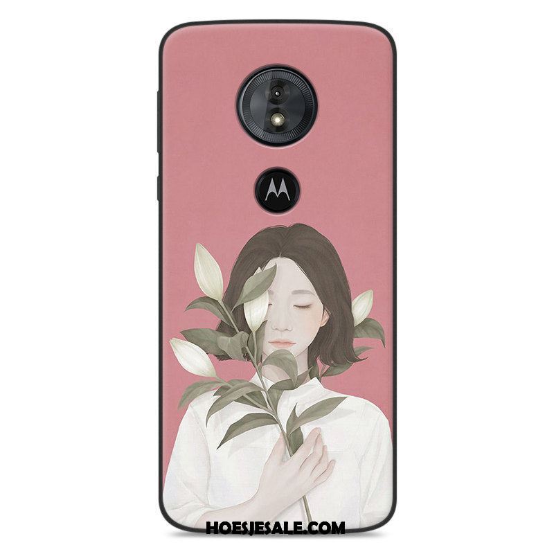 Moto G6 Play Hoesje Zacht Mobiele Telefoon All Inclusive Hoes Rood Goedkoop