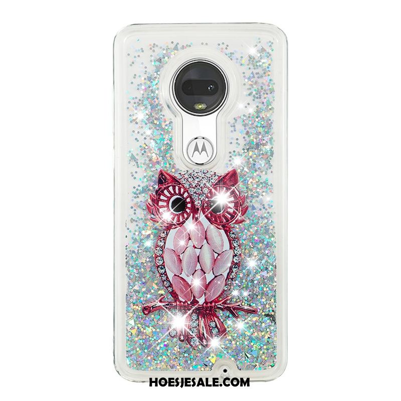 Moto G7 Plus Hoesje Blauw Hoes Anti-fall Bescherming Lichte En Dun Korting