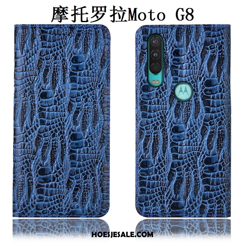 Moto G8 Hoesje Hoes Bescherming Mobiele Telefoon All Inclusive Echt Leer Kopen