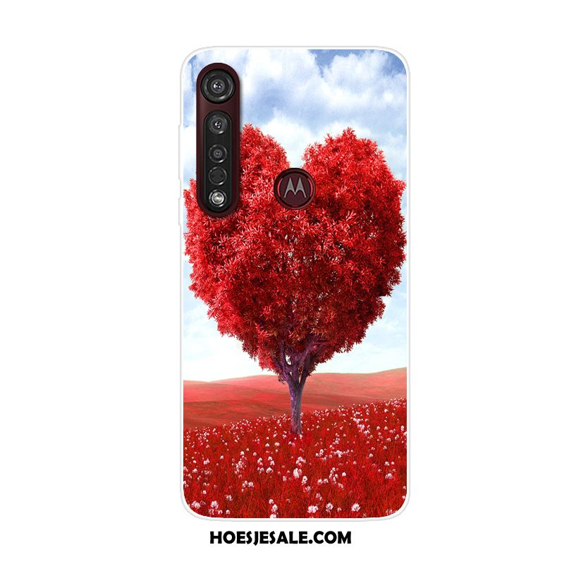 Moto G8 Plus Hoesje Hoes Rood Mobiele Telefoon All Inclusive Spotprent Korting