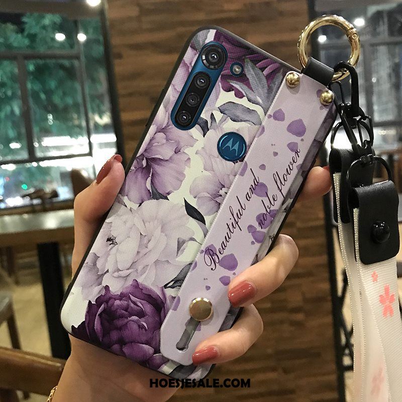 Moto G8 Power Hoesje Bescherming Zacht Vers Mobiele Telefoon Bloemen Winkel