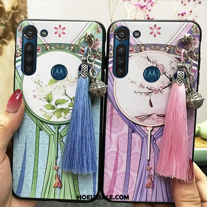 Moto G8 Power Hoesje Paleis Hoes Wind Vintage Hanger Kopen