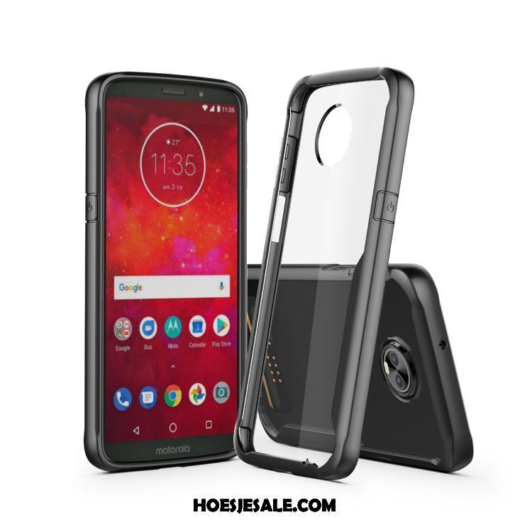 Moto Z3 Play Hoesje All Inclusive Wit Anti-fall Hoes Bescherming Korting