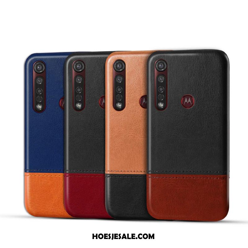 Motorola One Macro Hoesje Scheppend Bescherming Zwart Hoes Mobiele Telefoon Sale