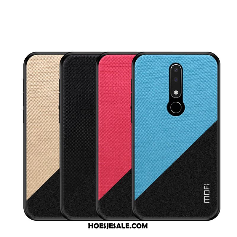 Nokia 3.1 Plus Hoesje Patroon Goud Anti-fall Hemming Doek Online