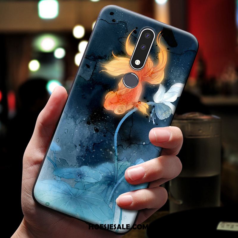 Nokia 3.1 Plus Hoesje Reliëf Hoes Hertachtigen Hanger Mobiele Telefoon Goedkoop