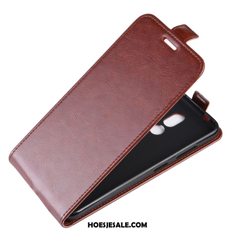 Nokia 3.2 Hoesje Folio Mobiele Telefoon Anti-fall Hanger Leren Etui Goedkoop