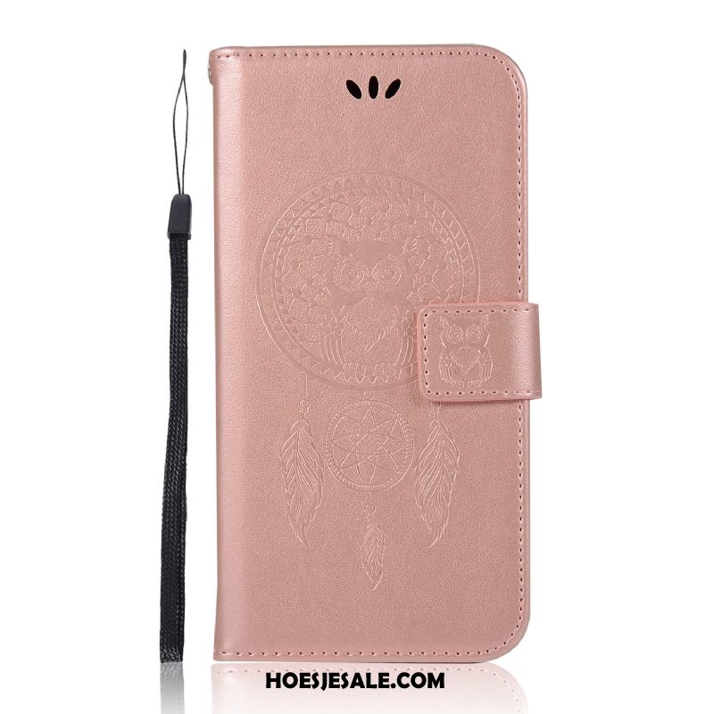 Nokia 6.1 Hoesje Kat Leren Etui Portemonnee Rose Goud Mobiele Telefoon Online