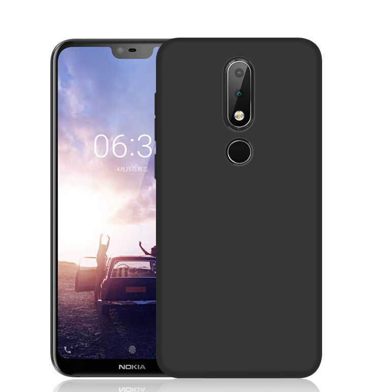 Nokia 6.1 Hoesje Zwart Mobiele Telefoon Hoes Bescherming Sale