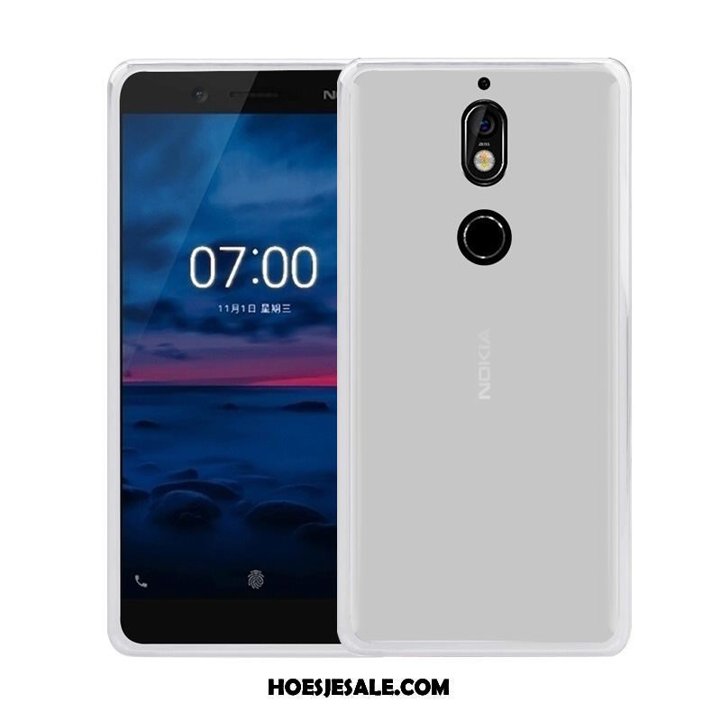 Nokia 7 Hoesje Wit Pas Anti-fall Mobiele Telefoon Zacht Winkel