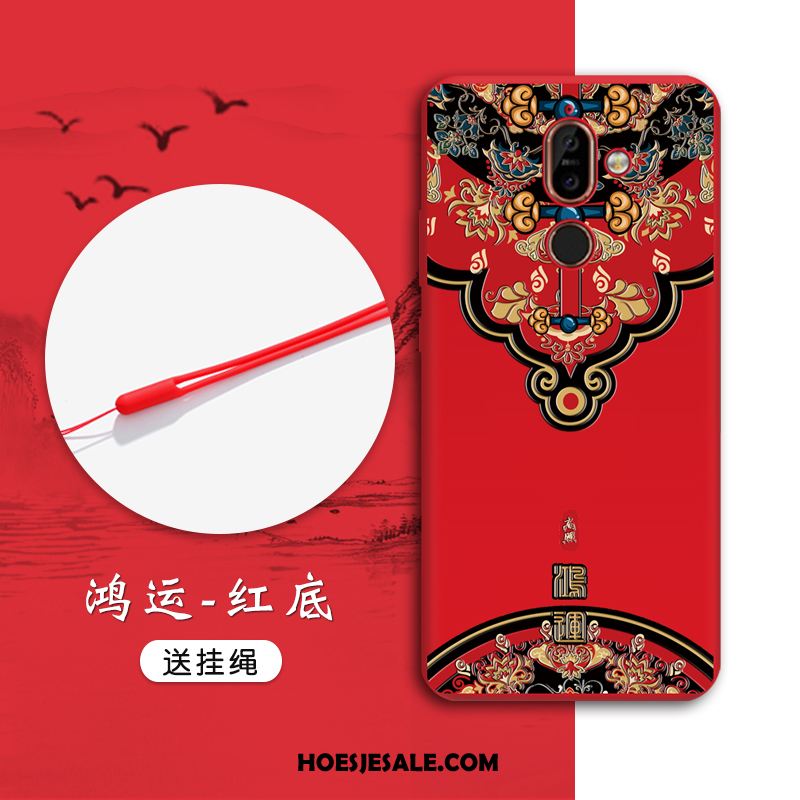 Nokia 7 Plus Hoesje Anti-fall Chinese Stijl Hoes Zacht Trend Korting