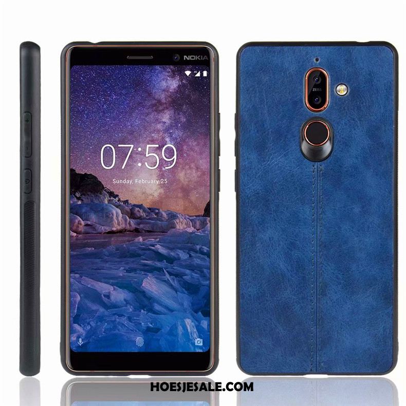 Nokia 7 Plus Hoesje Anti-fall Mobiele Telefoon Hoes Bescherming Blauw Kopen