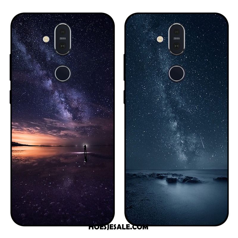 Nokia 8.1 Hoesje Mobiele Telefoon Zacht Purper Hoes Anti-fall Kopen