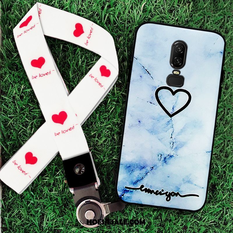 Oneplus 6 Hoesje Blauw Wind Scheppend Bescherming Lovers Sale