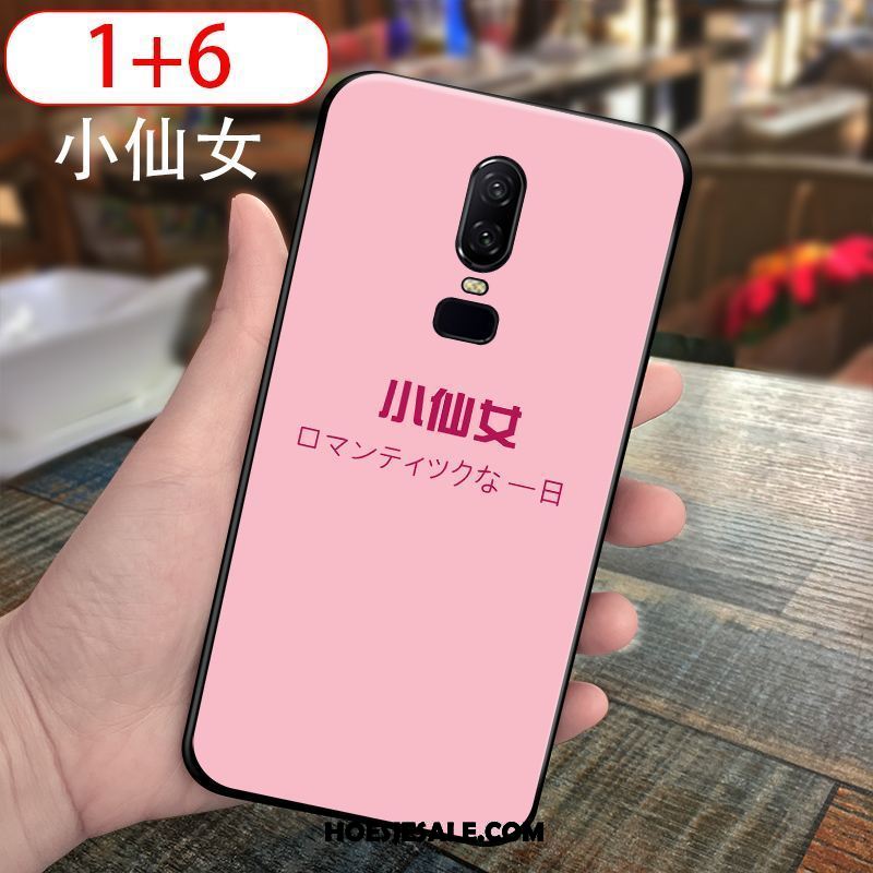 Oneplus 6 Hoesje Hart Roze Trend Siliconen Zacht Kopen