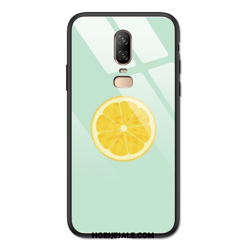 Oneplus 6 Hoesje Spiegel Wind Glas Groen All Inclusive Kopen