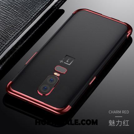 Oneplus 6 Hoesje Zacht Dun Mobiele Telefoon Rood Anti-fall Aanbiedingen