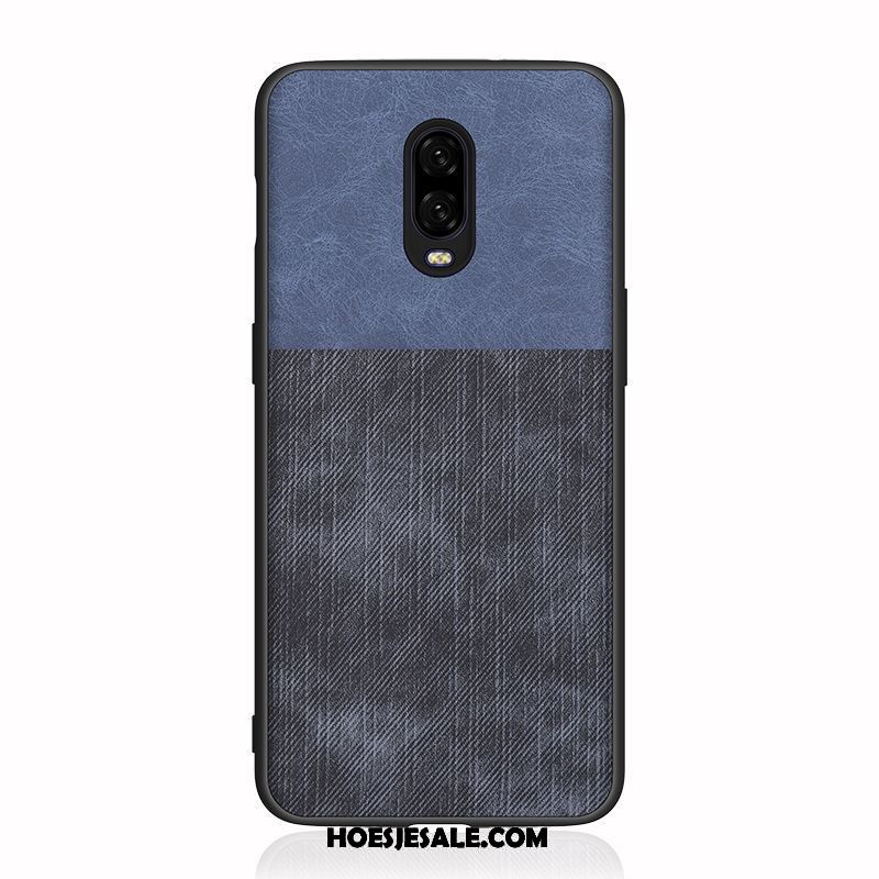 Oneplus 6t Hoesje Bescherming Zacht Denim Persoonlijk Mobiele Telefoon Korting