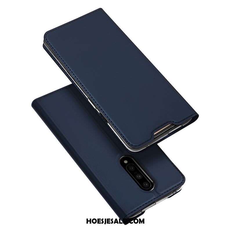 Oneplus 7 Pro Hoesje Bescherming Nieuw Leren Etui Folio Mobiele Telefoon Korting