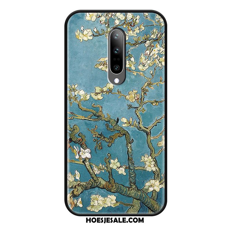 Oneplus 7 Pro Hoesje Mobiele Telefoon Blauw Hoes Scheppend Roze Winkel