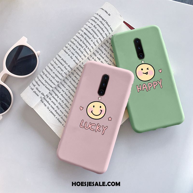 Oneplus 7 Pro Hoesje Scheppend Zacht Anti-fall Smiley Trendy Merk Online