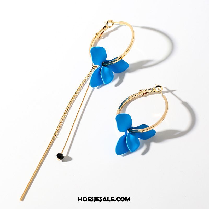 Oorbellen Dames Trend Vrouwen Bloemblaadjes Elegante Hanger Online