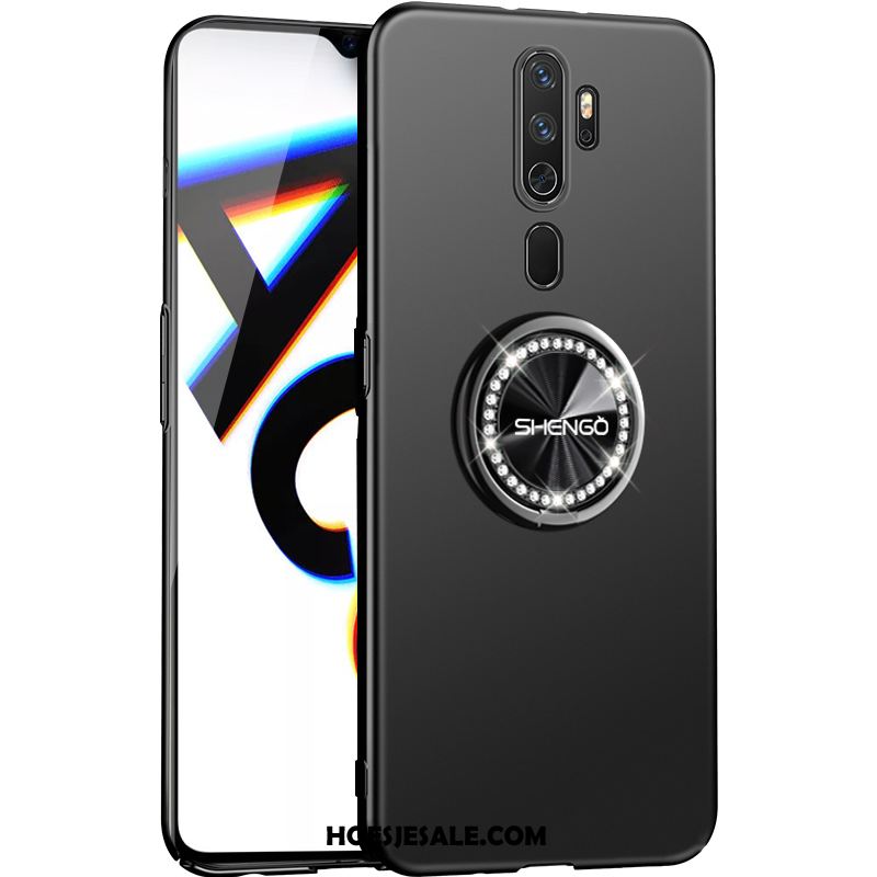 Oppo A5 2020 Hoesje Mobiele Telefoon Tempereren Zwart Schrobben Hard Kopen