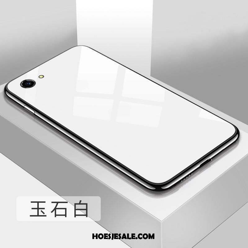 Oppo A73 Hoesje Glas Wit Scheppend Spiegel Trend Aanbiedingen