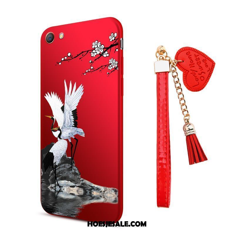 Oppo A83 Hoesje Mobiele Telefoon Bescherming Rood Hoes Anti-fall Online