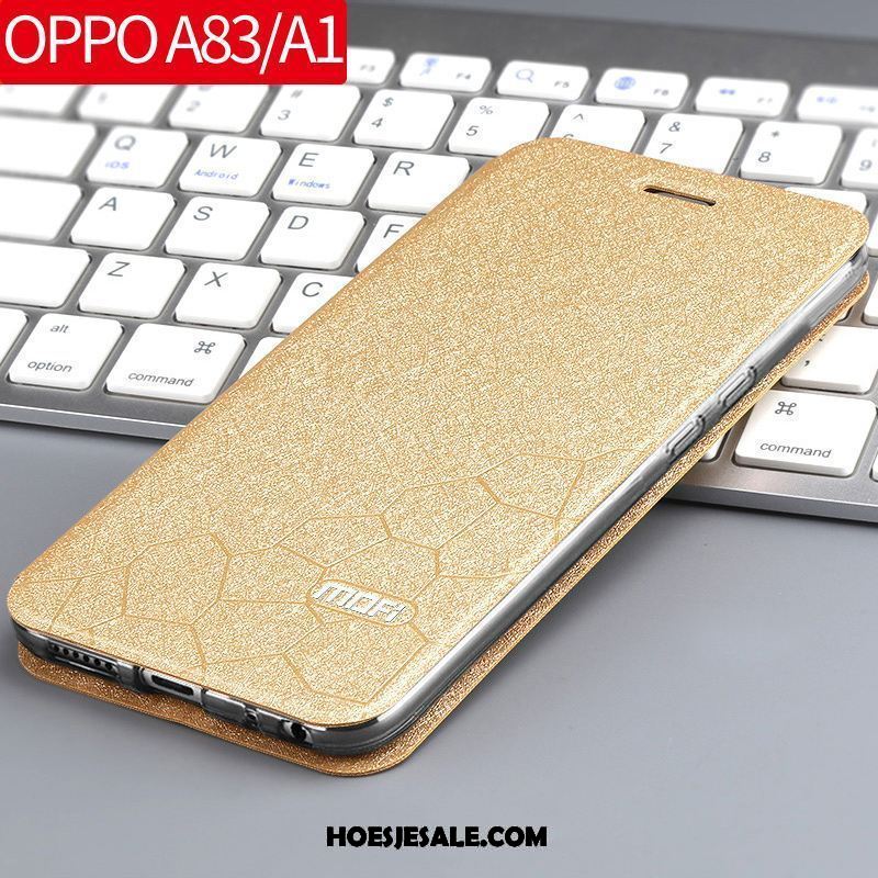 Oppo A83 Hoesje Zacht Leren Etui Persoonlijk Hoes Mobiele Telefoon Kopen