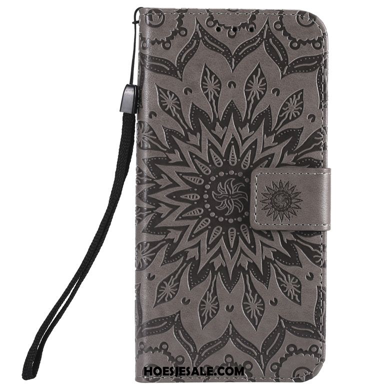 Oppo A9 2020 Hoesje Bloemen Anti-fall Folio Leren Etui Bescherming Goedkoop