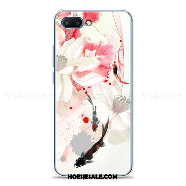 Oppo Ax5 Hoesje Bloemen Kunst Siliconen Mobiele Telefoon Anti-fall Kopen