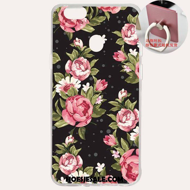 Oppo F5 Hoesje Hoes Bescherming Bloemen Pas Siliconen Online