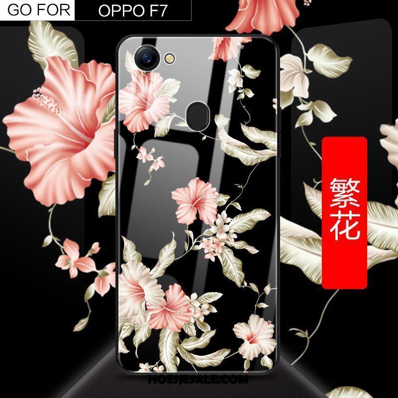 Oppo F7 Hoesje Mooie Glas Anti-fall Bescherming Siliconen Kopen