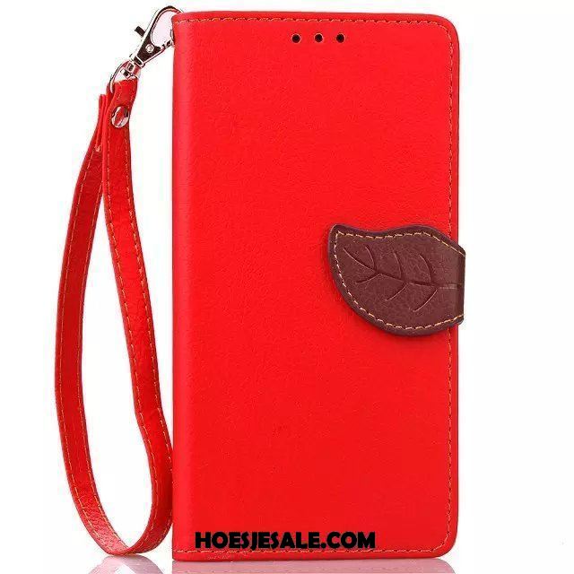 Oppo F7 Youth Hoesje Hoes Mobiele Telefoon Grote Leren Etui Rood Kopen