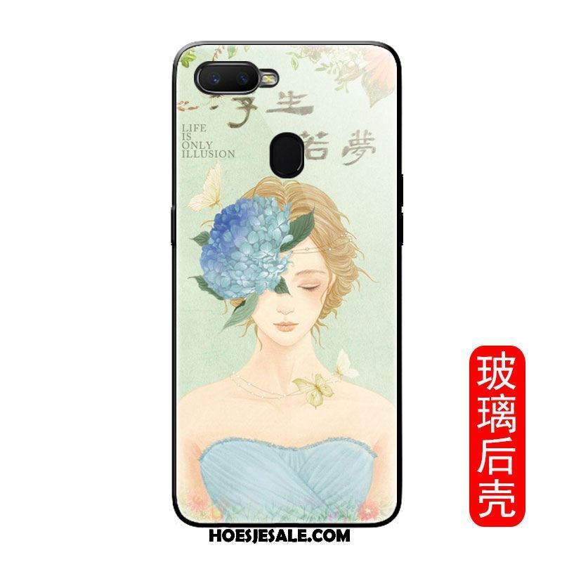 Oppo F9 Starry Hoesje Spotprent Siliconen Anti-fall Kunst Glas Korting