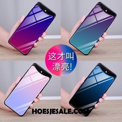 Oppo Find X Hoesje Mobiele Telefoon All Inclusive Purper Anti-fall Persoonlijk Sale