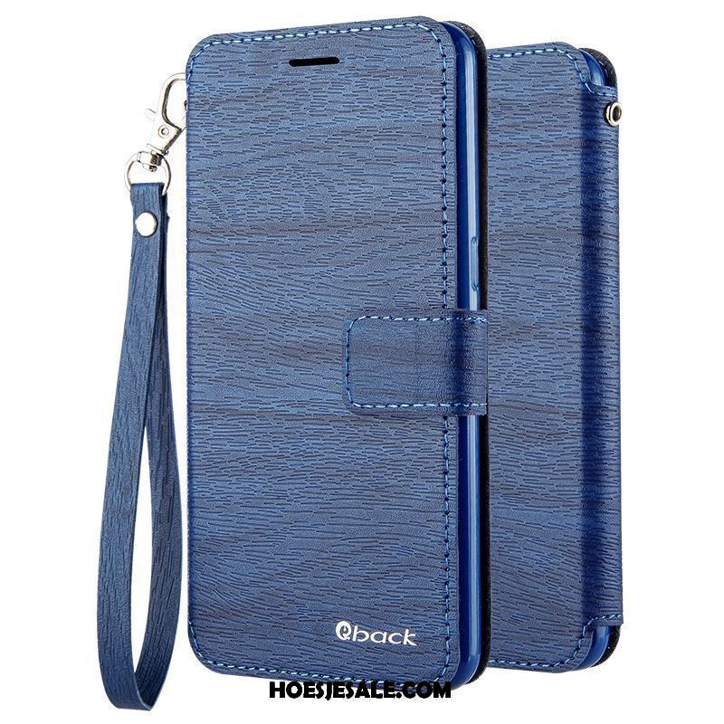 Oppo R11s Hoesje Folio Anti-fall Bescherming Donkerblauw Mobiele Telefoon Sale