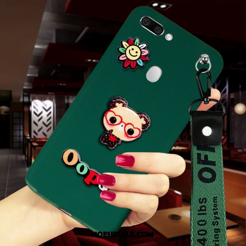 Oppo R15 Hoesje All Inclusive Groen Trend Anti-fall Mooie Kopen