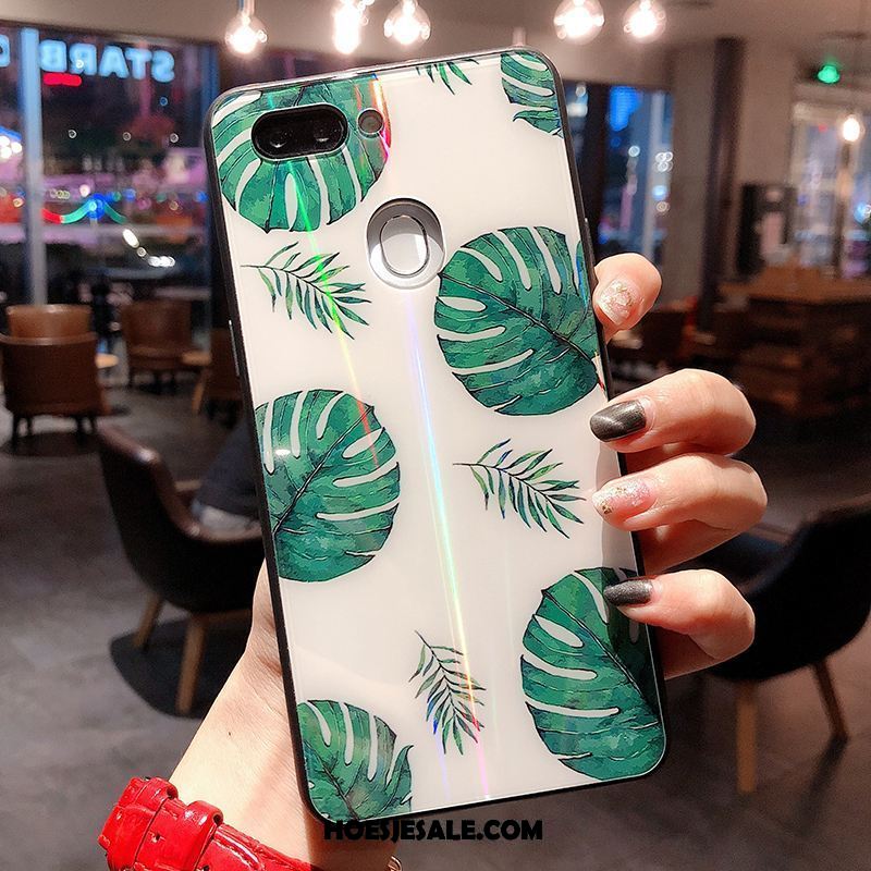 Oppo R15 Pro Hoesje Anti-fall Eenvoudige Groen Mobiele Telefoon Trendy Merk Kopen