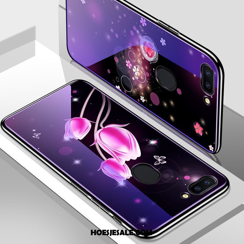 Oppo R15 Pro Hoesje Hoes Purper Spiegel Persoonlijk Scheppend Sale