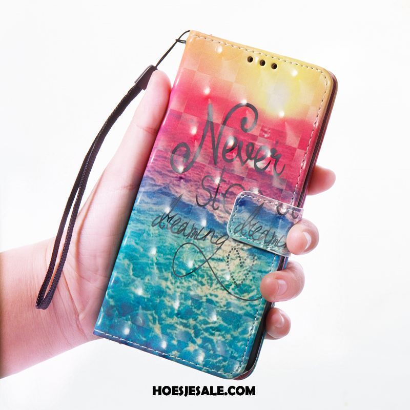 Oppo R15 Pro Hoesje Mobiele Telefoon Spotprent Blauw Hoes Geschilderd Sale