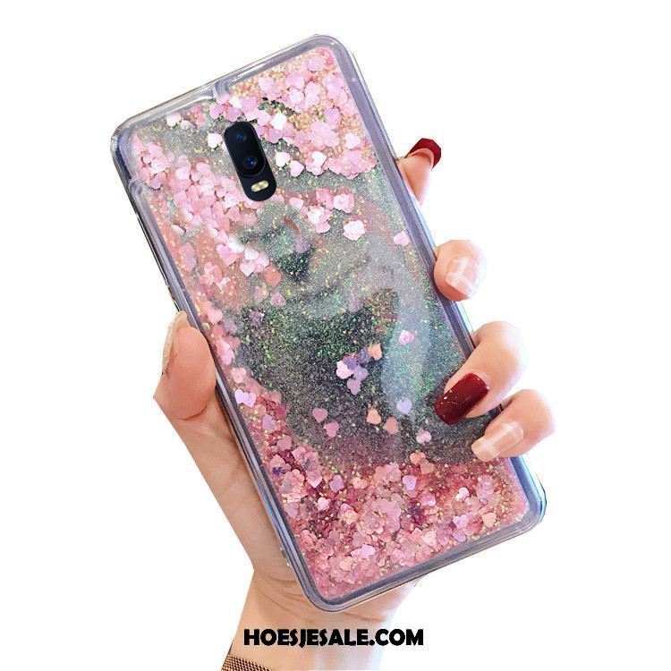 Oppo R17 Hoesje Mobiele Telefoon Gekleurde Roze Hoes Stromen Goedkoop