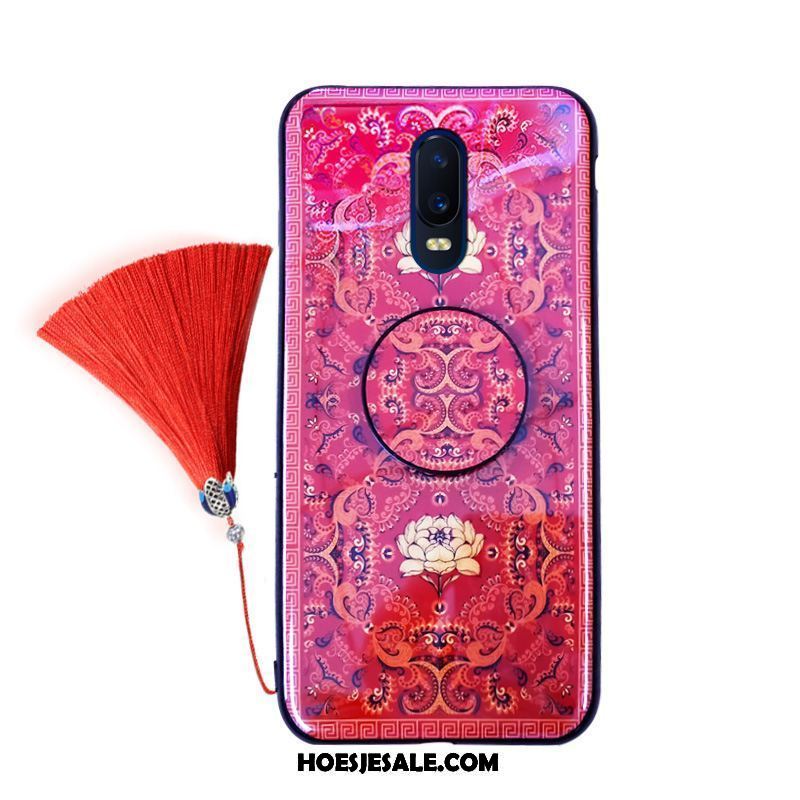 Oppo R17 Hoesje Scheppend Chinese Stijl Paleis Blauw Bescherming Kopen