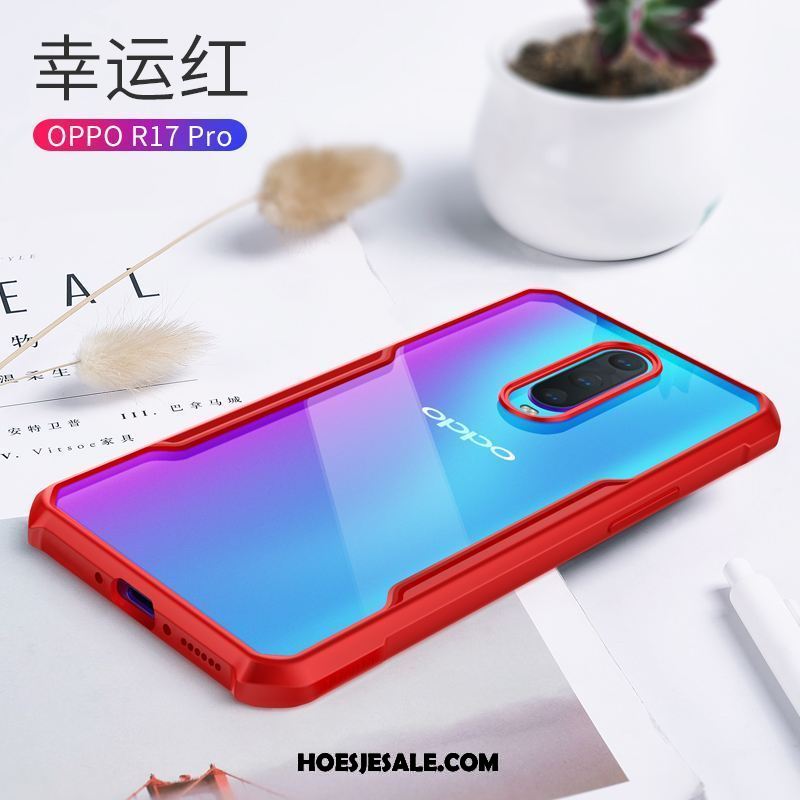 Oppo R17 Pro Hoesje Mobiele Telefoon Glas Scheppend Doorzichtig Lovers Online