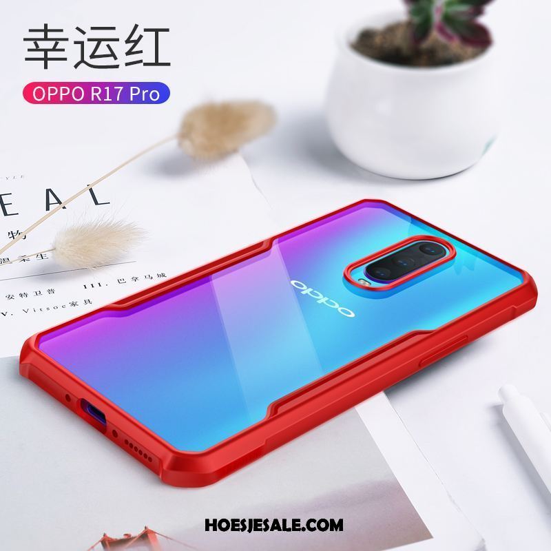 Oppo R17 Pro Hoesje Mobiele Telefoon Glas Scheppend Doorzichtig Lovers Online