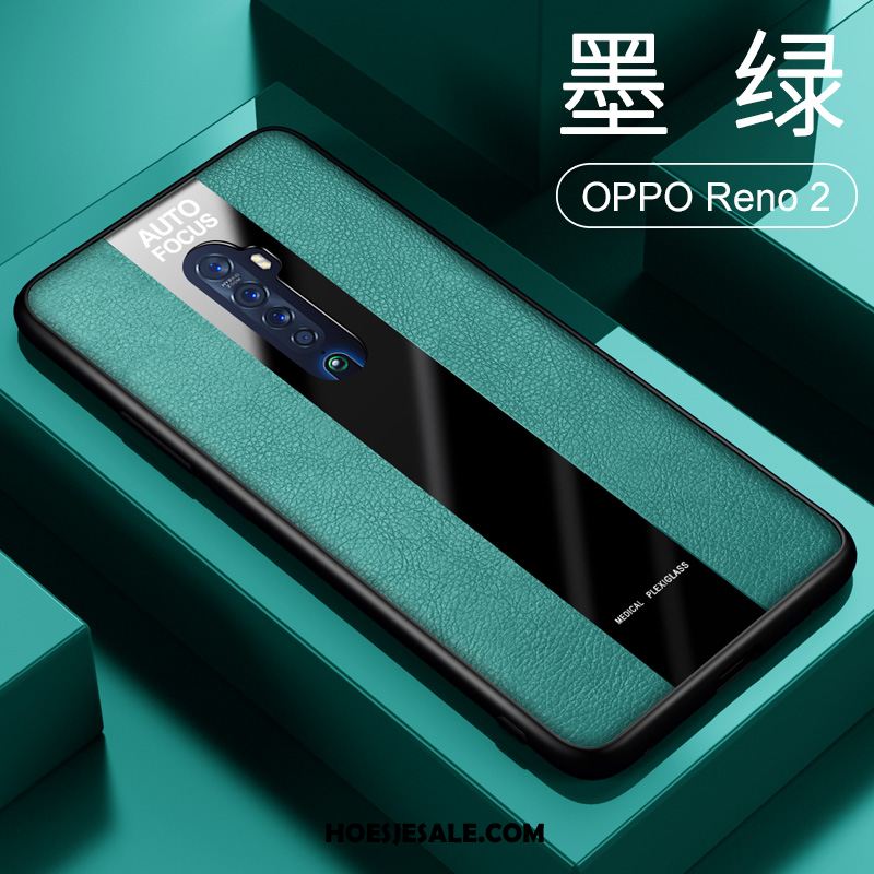 Oppo Reno 2 Hoesje Hoge Leren Etui Mobiele Telefoon All Inclusive Tempereren Online